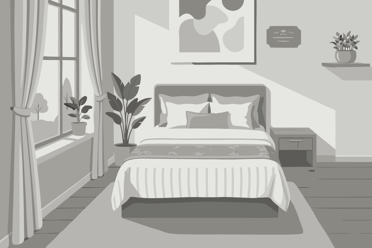 Quarto com 2 Camas de Solteiro